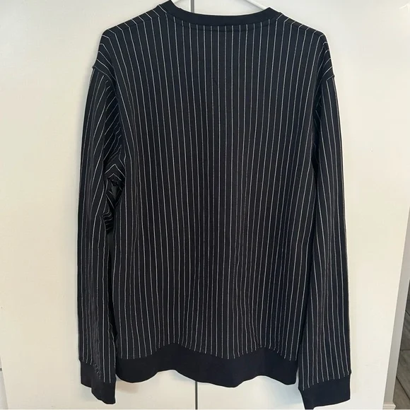 Whoopie Loopie Mens Navy and White Crewneck Sweatshirt, Size XL - Picture 4 of 9